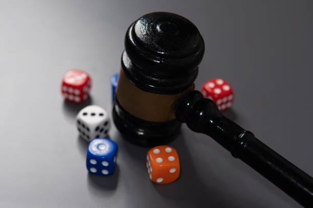 mobile gaming lobby with dice and slot categories