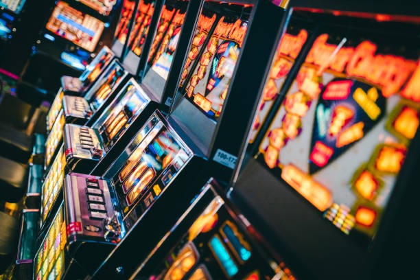 Microgaming slot category screen with reel games and account menu